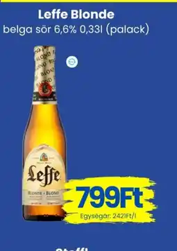 Magnetic Leffe Blonde belga sör ajánlat
