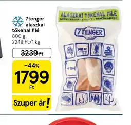 Tesco 7tenger alaszkai tőkehal filé ajánlat