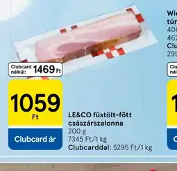 Tesco LE 11.99CO füstölt-főtt császárszalonna ajánlat