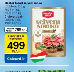 Tesco Master Good selyemsonka ajánlat