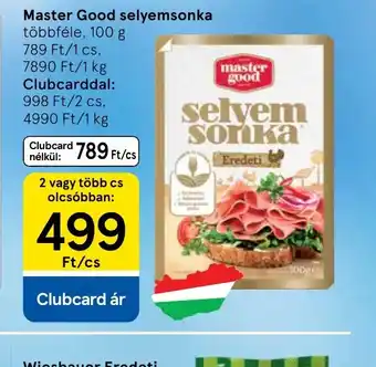 Tesco Master Good selyemsonka ajánlat
