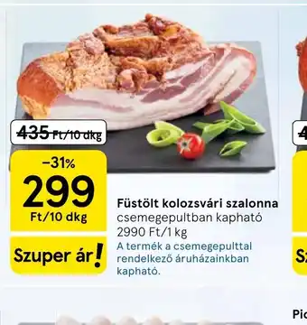 Tesco Füstölt kolozsvári szalonna ajánlat