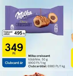 Tesco Milka croissant ajánlat