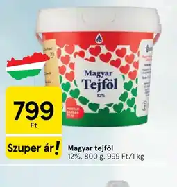 Tesco Magyar tejföl ajánlat
