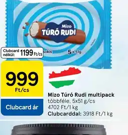 Tesco Mizo Túr Rudi multipack ajánlat