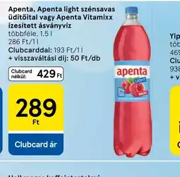Tesco Apenta szénsavas üd Hell magas koffeintartalmútőital ajánlat