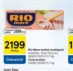 Tesco Rio Mare tonhal multipack ajánlat