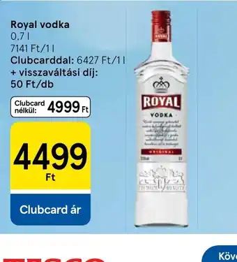 Tesco Royal vodka ajánlat