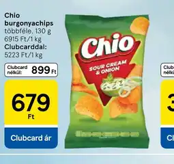 Tesco Chio burgonyachips ajánlat