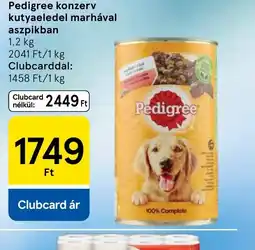 Tesco Pedigree konzerv kutyaeledel ajánlat