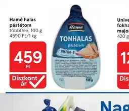 Tesco Hamé halas pástétom ajánlat