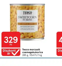 Tesco TESCO morzsolt csemegekukorica ajánlat