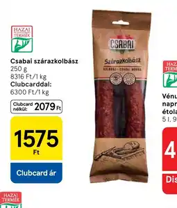 Tesco Csabai szárazkolbász ajánlat