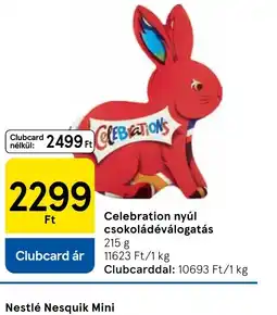 Tesco Celebrations nyúl csokoládéválogatás ajánlat