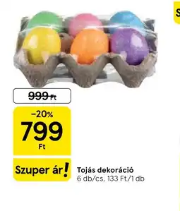 Tesco Tojás dekoráci ajánlat