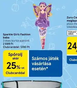 Tesco Sparkle Girlz Fashion baba ajánlat