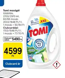 Tesco TOMI mosgél ajánlat