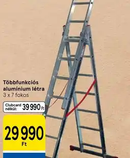 Tesco Többfunkcis alumínium létra ajánlat