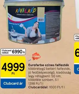 Tesco Eurofarbe színes falfesték ajánlat