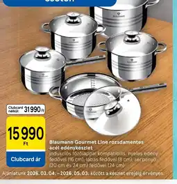 Tesco Blaumann Gourmet Line edénykészlet ajánlat