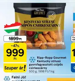 Tesco Ripp-Ropp Gourmet csirkeszárny ajánlat