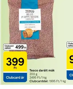 Tesco TESCO darált mák ajánlat