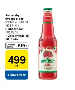 Tesco Somersby Üveges cider ajánlat