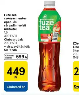 Tesco Fuze Tea szénsavmentes üd Szupertőital ajánlat
