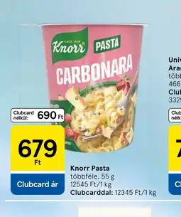 Tesco Knorr Pasta Carbonara ajánlat