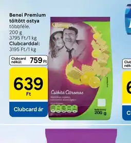 Tesco Benei Premium töltött ostya ajánlat