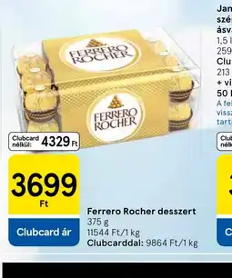Tesco Ferrero Rocher desszert ajánlat