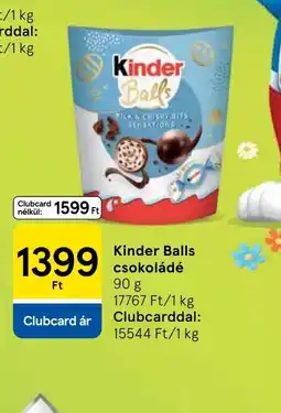 Tesco Kinder Balls csokoládé ajánlat