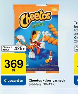 Tesco Cheetos kukoricasnack ajánlat