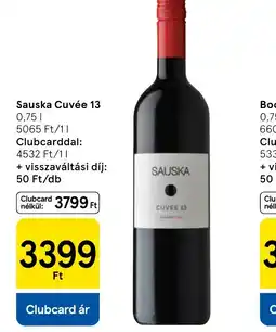 Tesco Sauska Cuvée 13 ajánlat