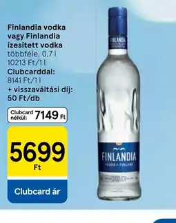 Tesco Finlandia vodka ajánlat