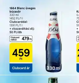 Tesco 1664 Blanc üveges búzasör ajánlat