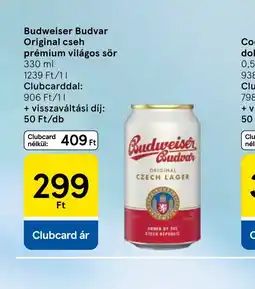 Tesco Budweiser Budvar Original sör ajánlat