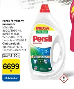 Tesco Persil folyékony mosszer ajánlat