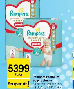 Tesco Pampers Premium bugyipelenka ajánlat