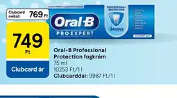 Tesco Oral-B Professional Protection fogkrém ajánlat