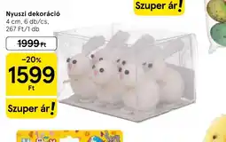 Tesco Nyuszi dekoráci ajánlat