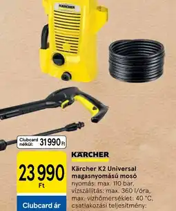 Tesco KÄRCHER K2 Universal magasnyomású mos ajánlat