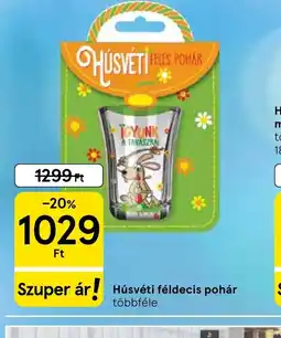 Tesco Húsvéti féldecis pohár ajánlat