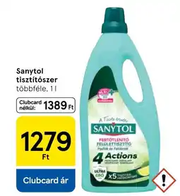 Tesco Sanytol tisztítószer ajánlat