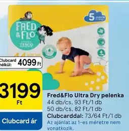 Tesco Fred&Flo Ultra Dry pelenka ajánlat