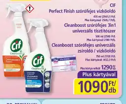 PlusMarket CIF Cleanboost tiszt Plus kártya nélkül 1290 Plus kártyávaltszer ajánlat