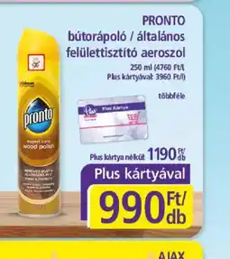 PlusMarket PRONTO bútorápol aeroszol ajánlat