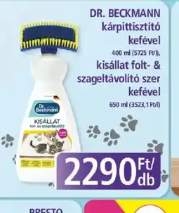 PlusMarket DR. BECKMANN kisállat folt- & szageltávolít ajánlat