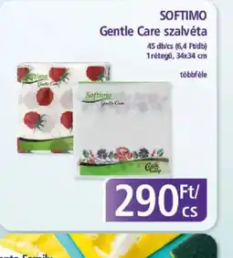 PlusMarket SOFTIMO Gentle Care szalvéta ajánlat