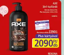 PlusMarket AXE 3in1 tusfürdő ajánlat